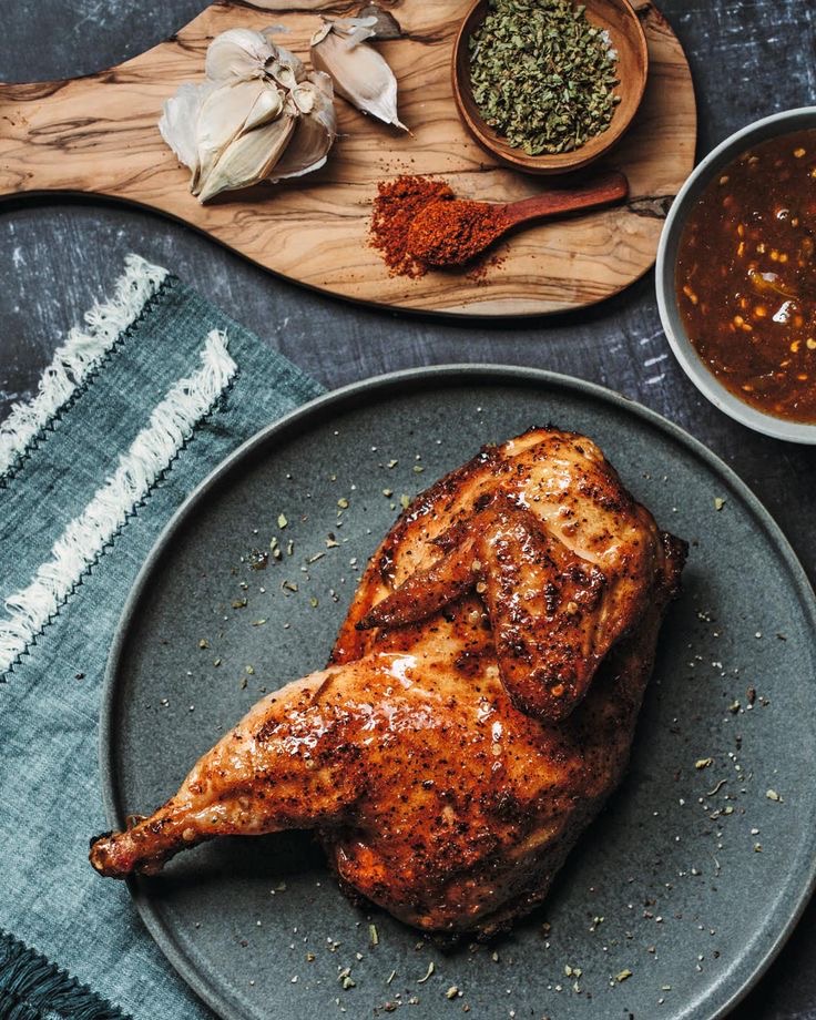 1/2 Poulet Braisé